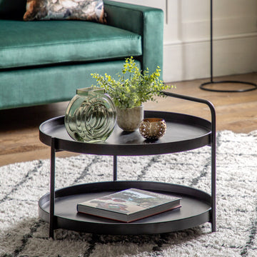 Gallery Interiors Sennen Coffee Table - Black