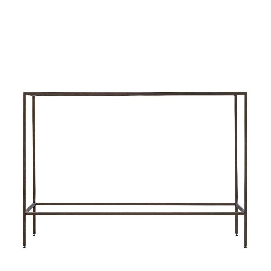 Gallery Interiors Rothbury Console Table in Bronze