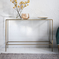 Gallery Interiors Rothbury Console Table in Bronze