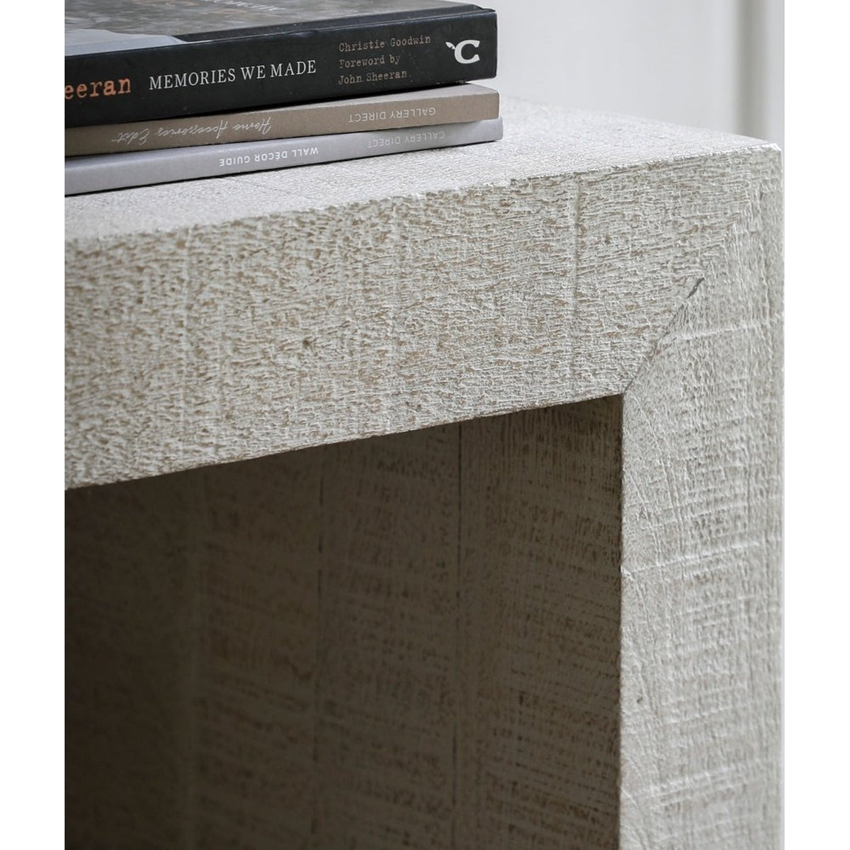 Gallery Interiors Inca Console in Whitewash