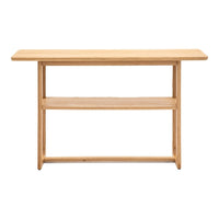 Gallery Interiors Croft Console Table in Natural