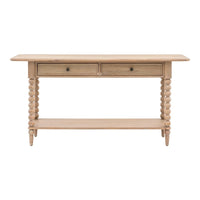 Gallery Interiors Abingdon 2 Drawer Console Table