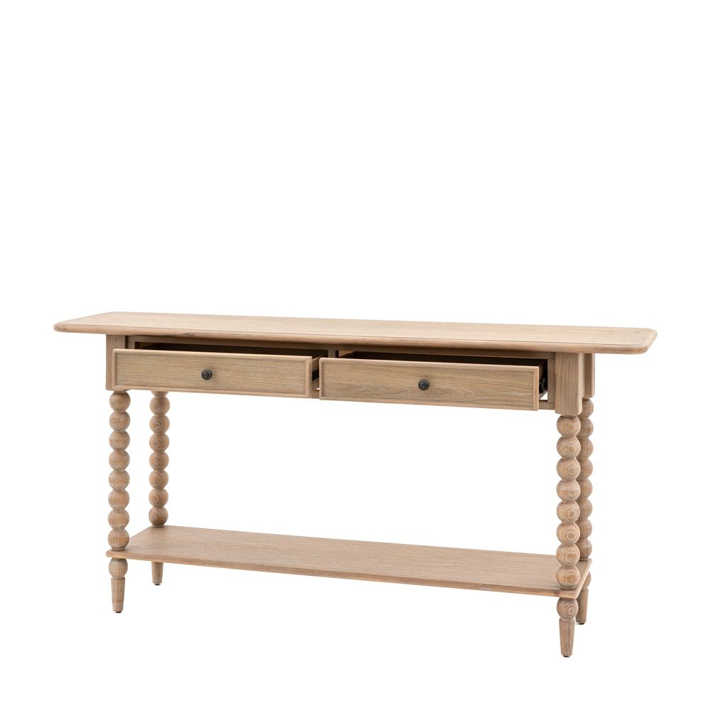 Gallery Interiors Abingdon 2 Drawer Console Table
