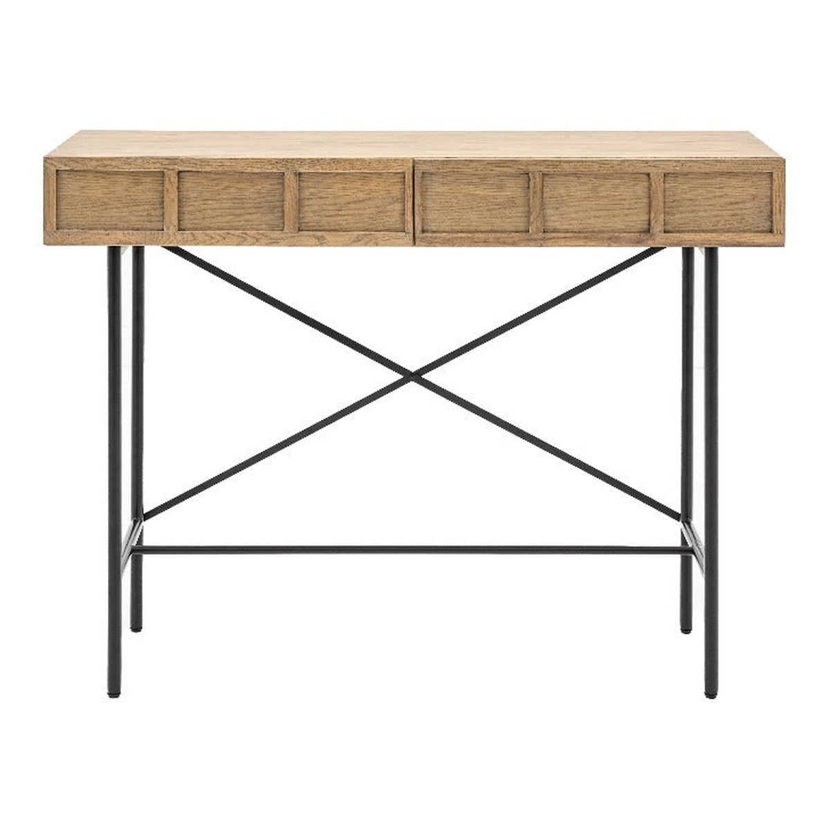 Gallery Interiors Panelled 2 Drawer Console