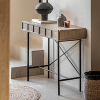 Gallery Interiors Panelled 2 Drawer Console