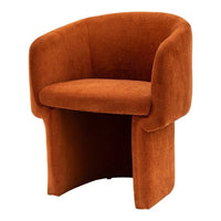 Gallery Interiors Haven Armchair in Rust