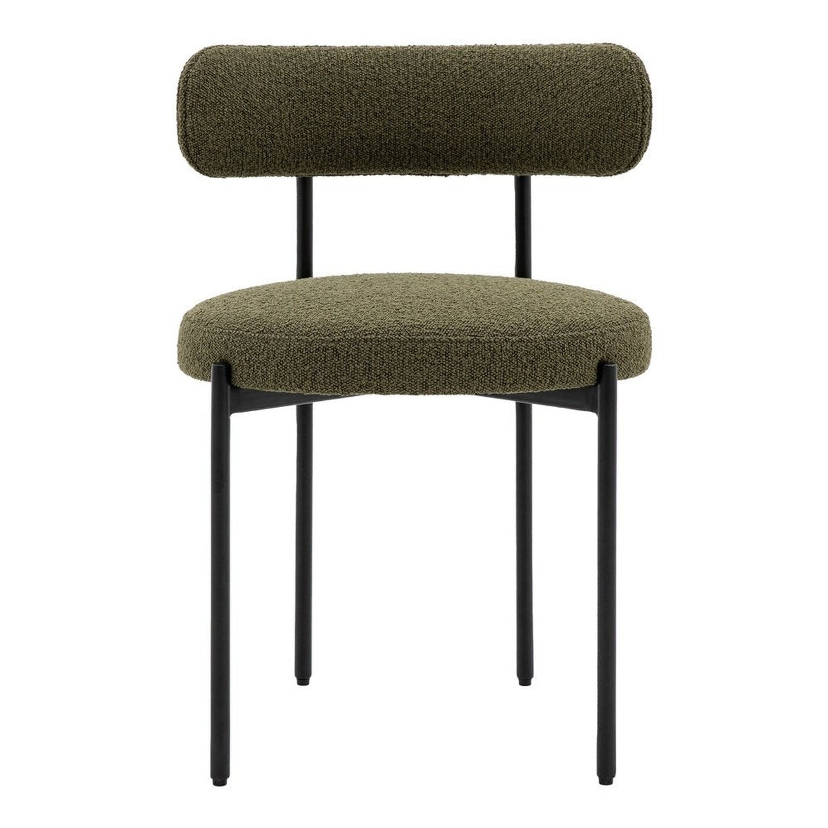 Gallery Interiors Torrington Set of 2 Dining Chairs in Green