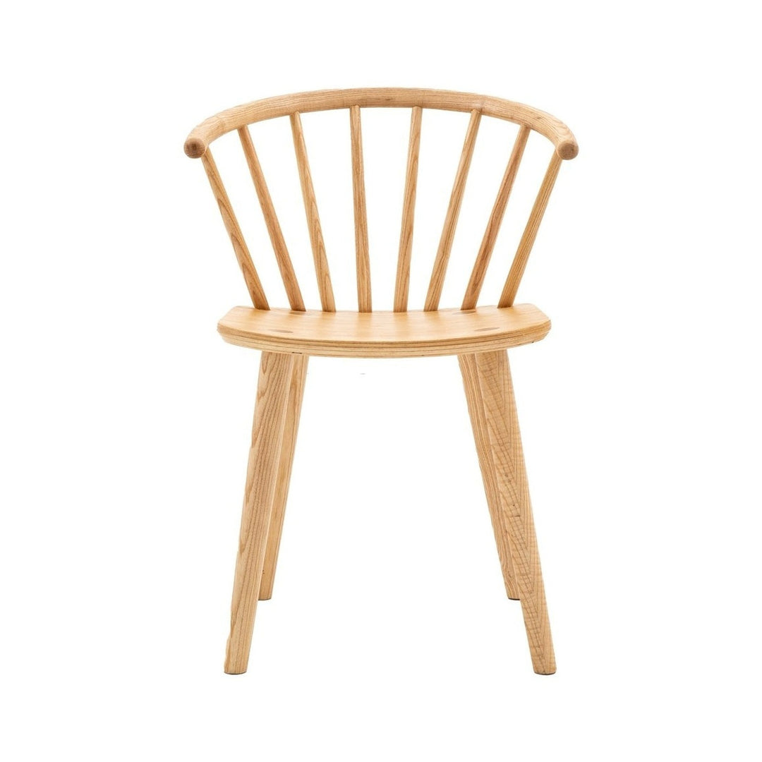 Croft Set of 2 Dining Chairs - Natural GalleryDirect 1