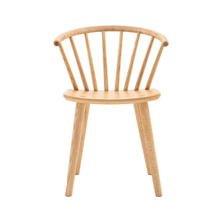 Croft Set of 2 Dining Chairs - Natural GalleryDirect 1