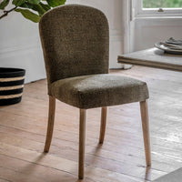 Gallery Interiors Cobal Set of 2 Dining Chairs in Moss Green