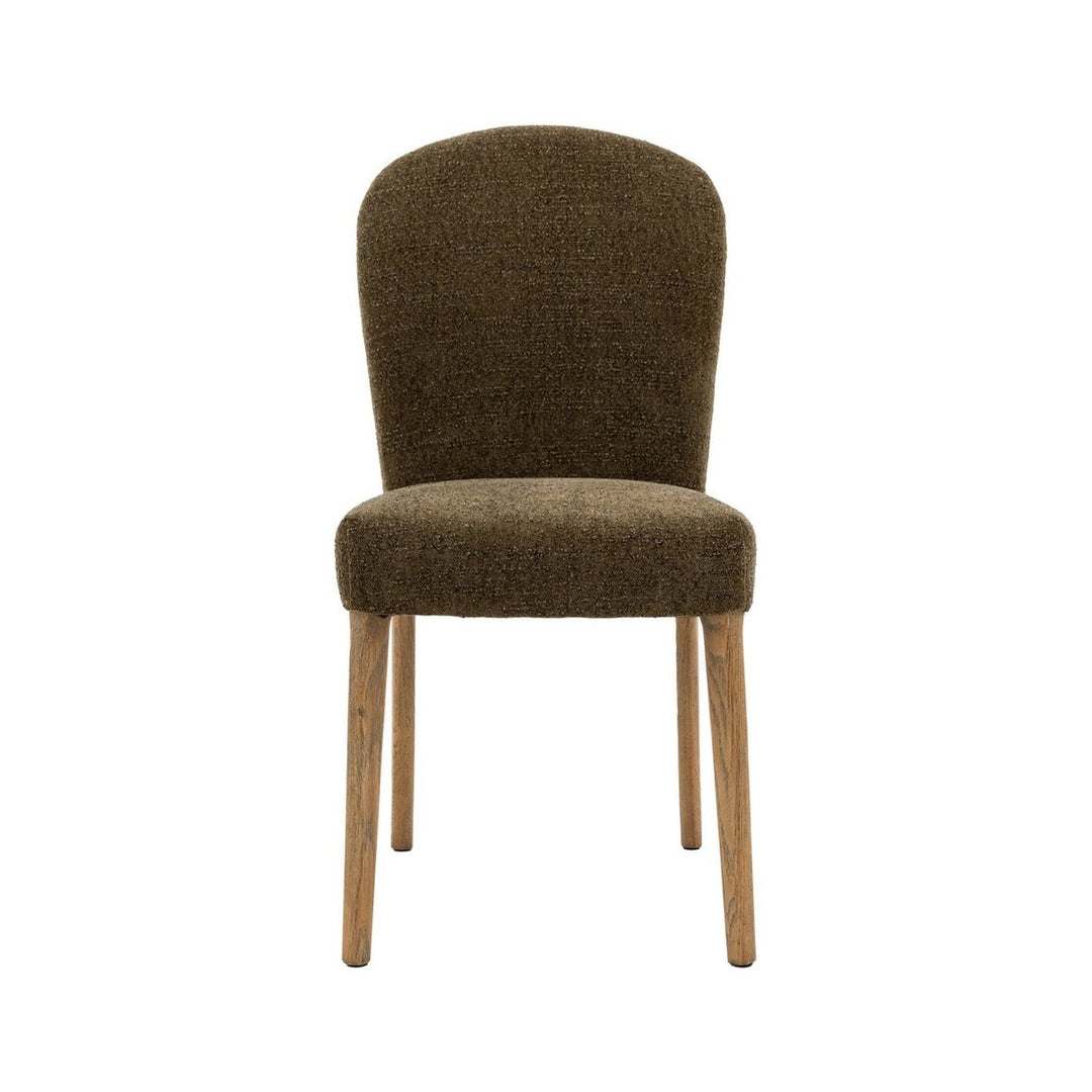 Cobal Set of 2 Dining Chairs - Moss Green GalleryDirect 1