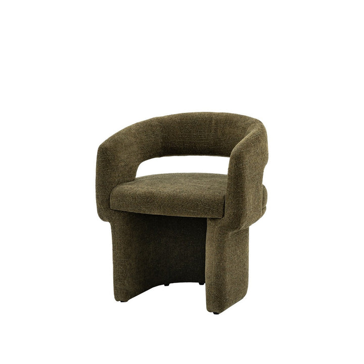 Liora Dining Chair - Green Boucle GalleryDirect 3