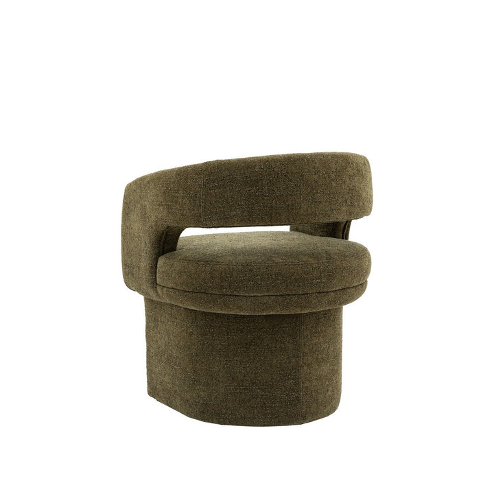 Liora Dining Chair - Green Boucle GalleryDirect 5