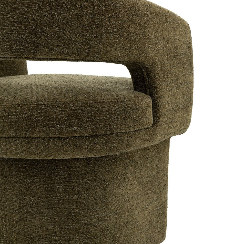 Liora Dining Chair - Green Boucle GalleryDirect 6