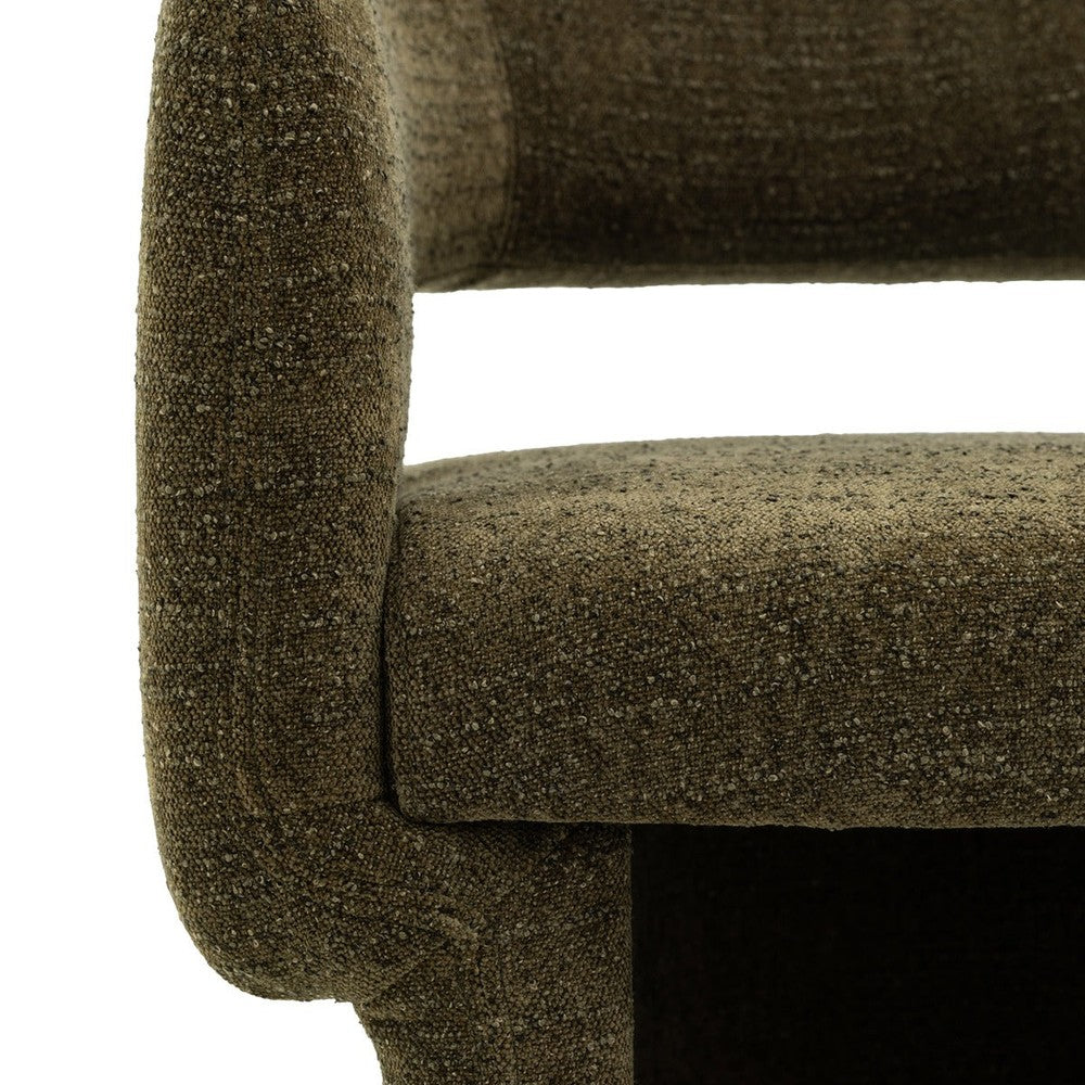 Liora Dining Chair - Green Boucle GalleryDirect 7