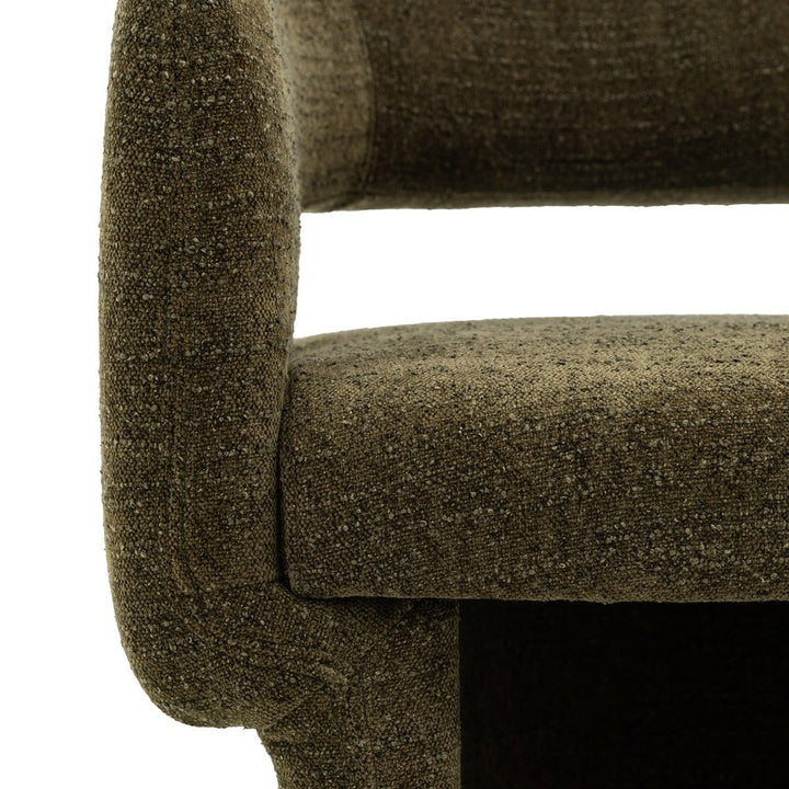 Liora Dining Chair - Green Boucle GalleryDirect 7