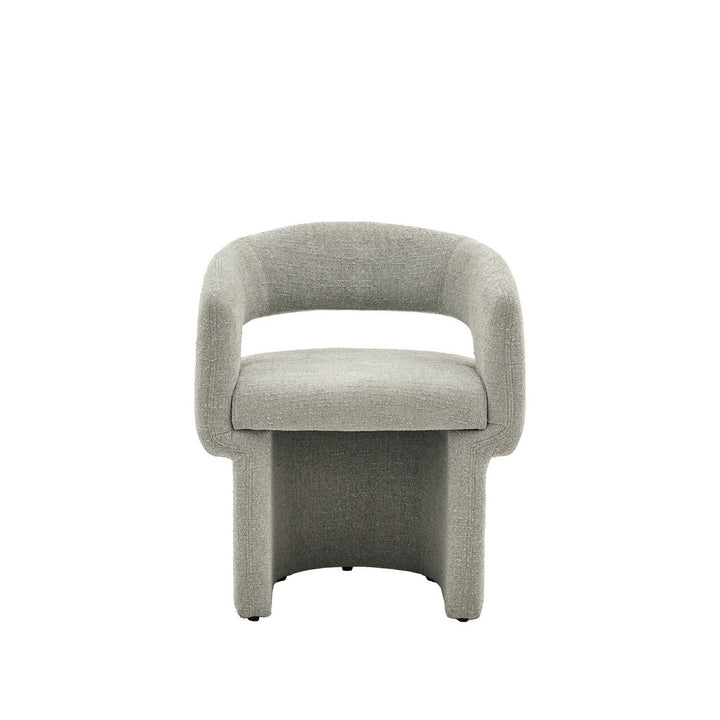 Liora Dining Chair - Grey Boucle GalleryDirect 1