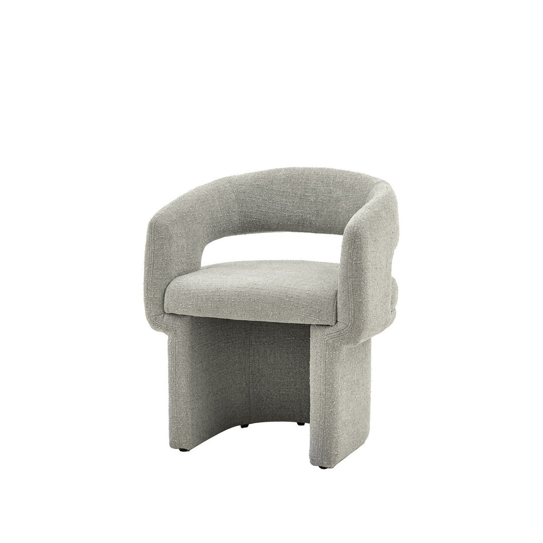 Liora Dining Chair - Grey Boucle GalleryDirect 3