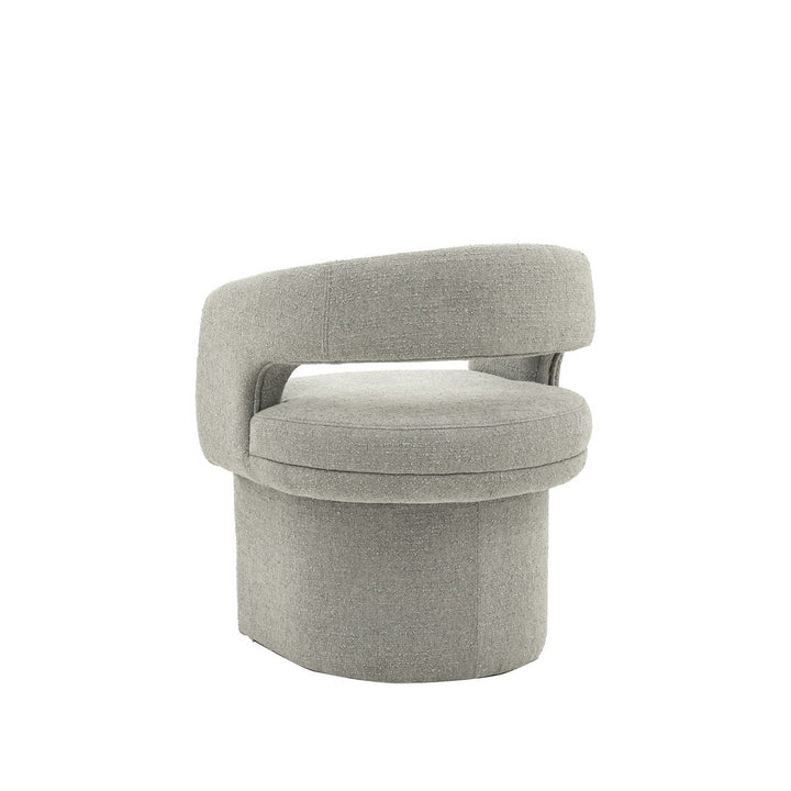 Liora Dining Chair - Grey Boucle GalleryDirect 5