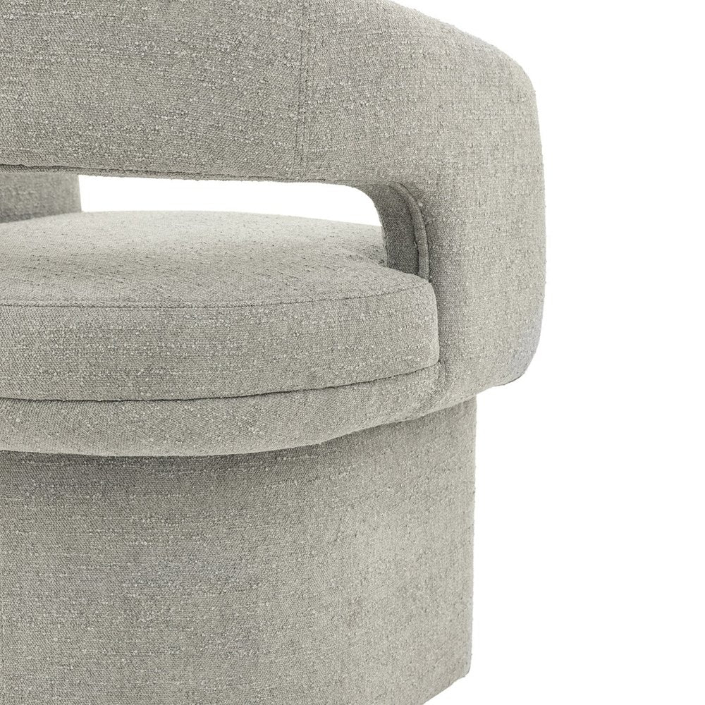 Liora Dining Chair - Grey Boucle GalleryDirect 6