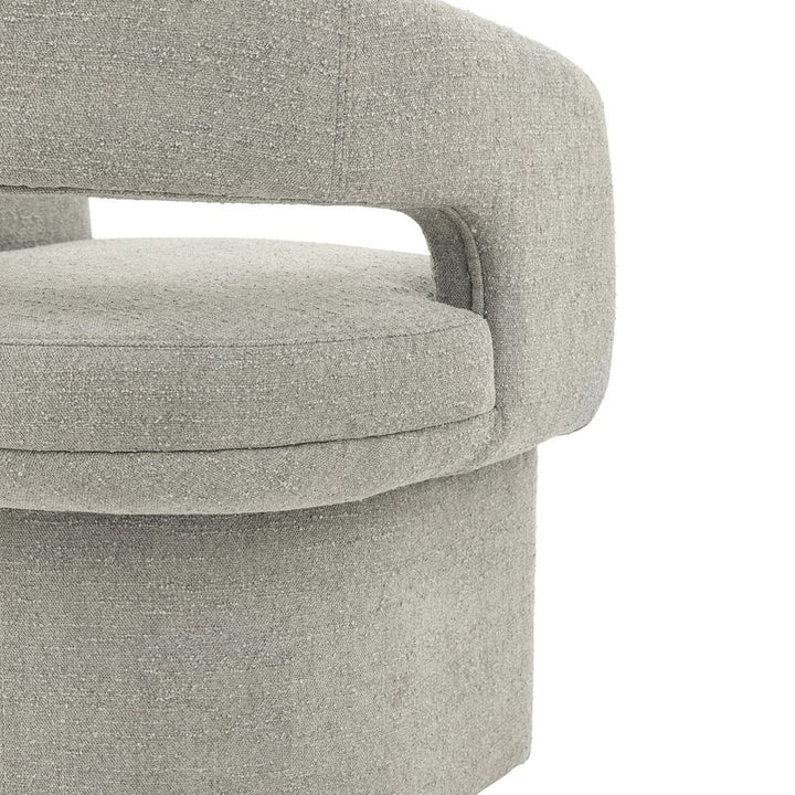 Liora Dining Chair - Grey Boucle GalleryDirect 6