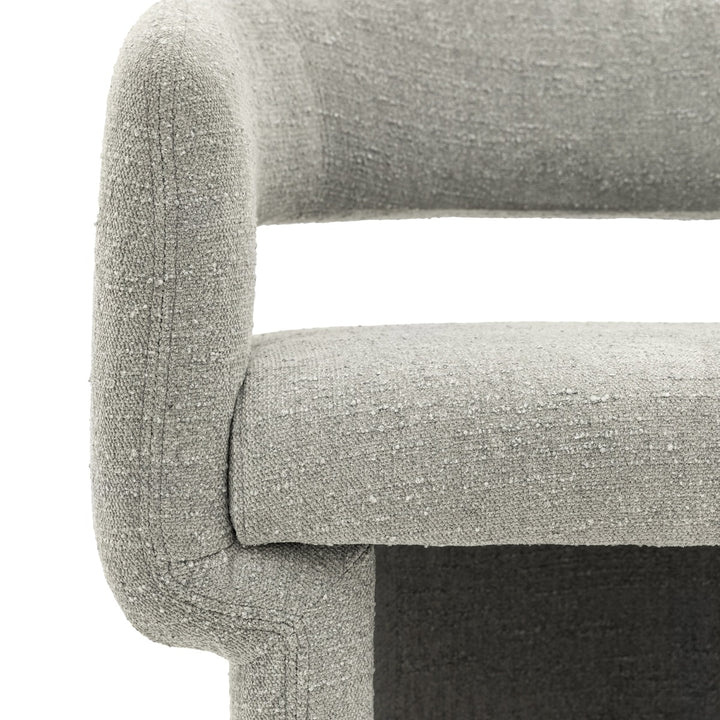 Liora Dining Chair - Grey Boucle GalleryDirect 7