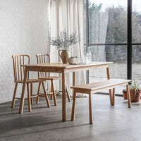 Gallery Interiors Wycombe 4-6 Seater Dining Table