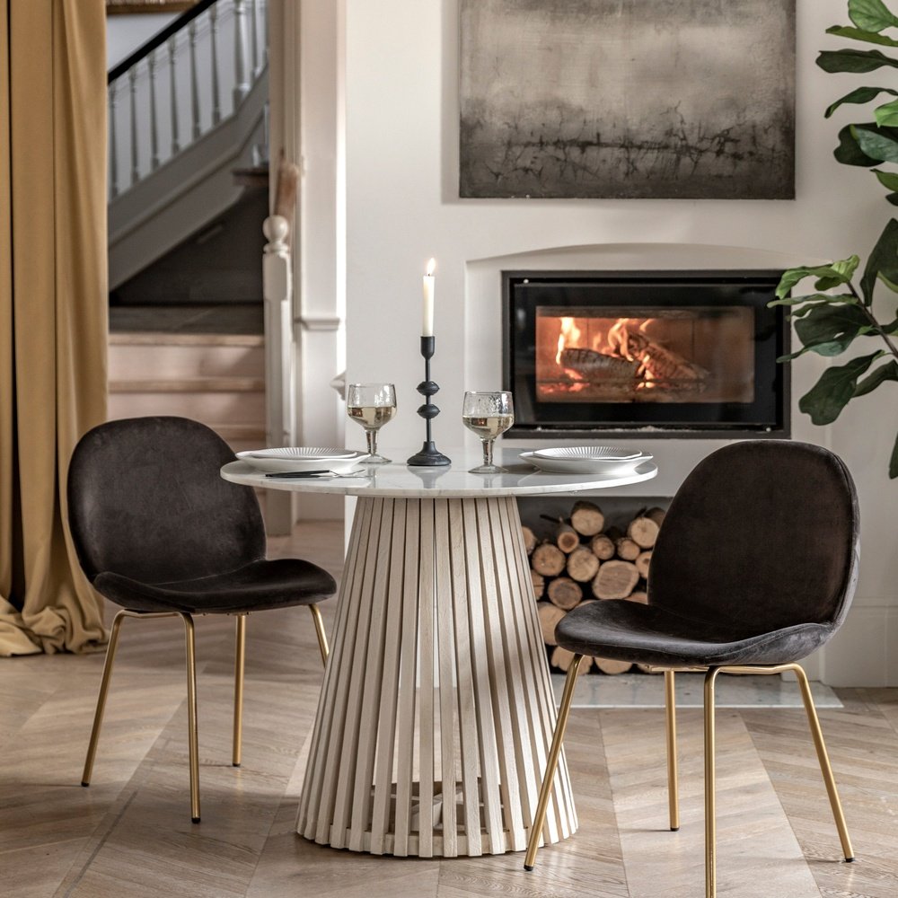 GalleryDirect-Gallery Interiors Sorrento Round Dining Table-Natural 349 