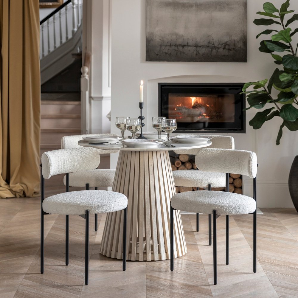  GalleryDirect-Gallery Interiors Sorrento Round Dining Table-Natural 885 