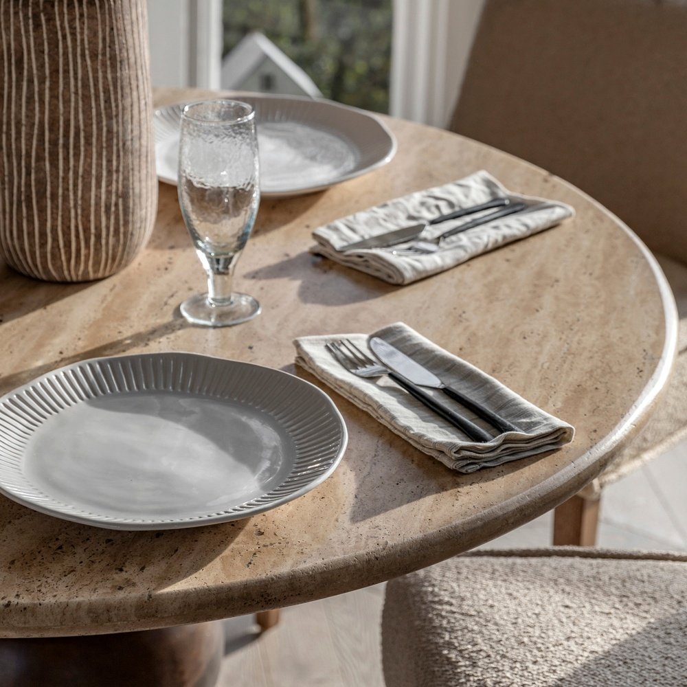 Gallery Interiors Sable Round Dining Table
