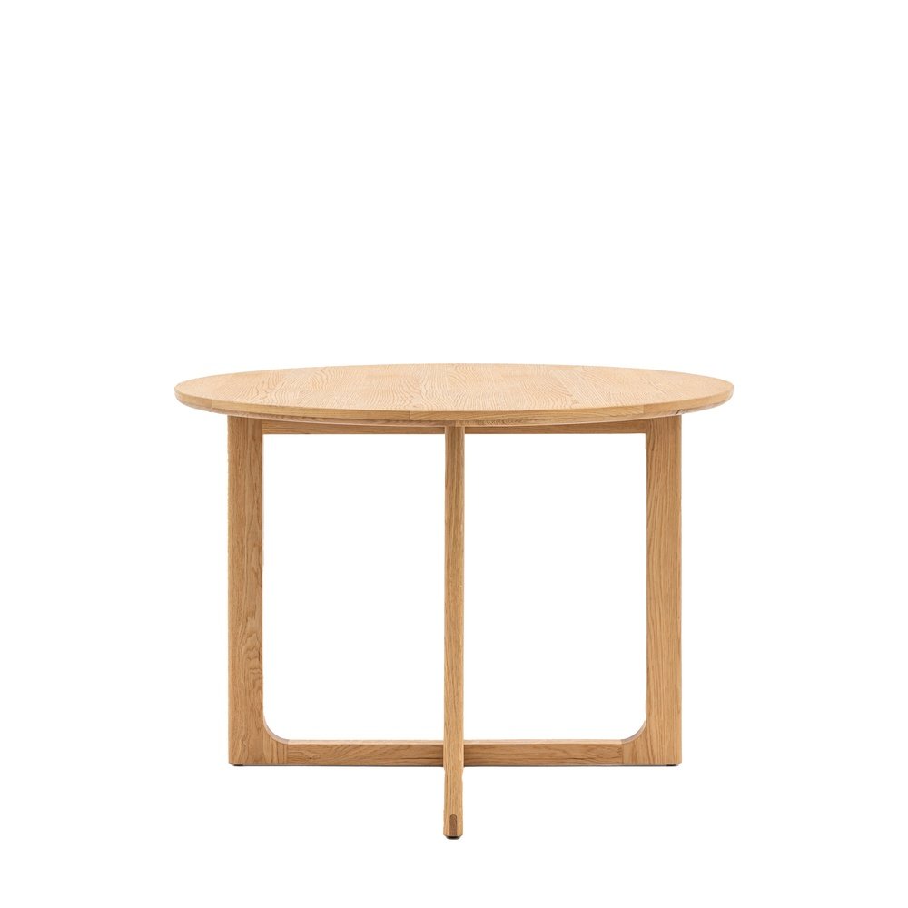 Gallery Interiors Croft Round Dining Table in Natural