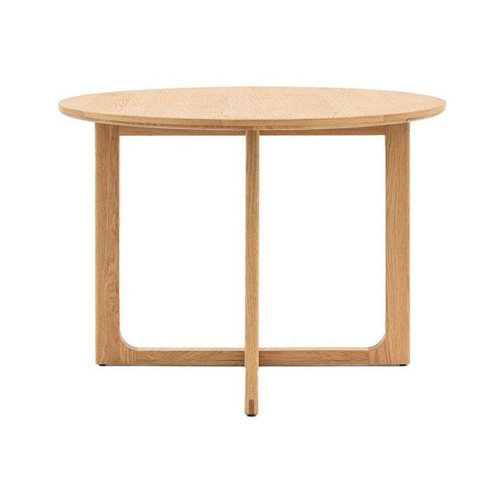 Croft Round Dining Table - Natural GalleryDirect 1