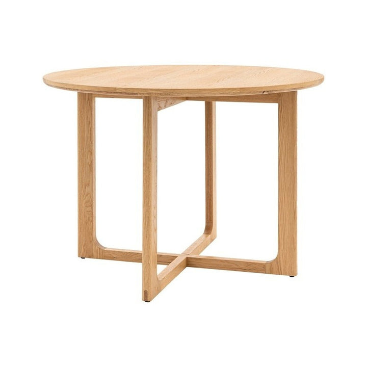 Croft Round Dining Table - Natural GalleryDirect 5
