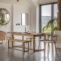 Gallery Interiors Croft Extendable Dining Table in Natural