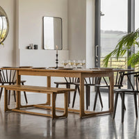 Gallery Interiors Croft Extendable Dining Table in Natural