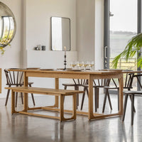 Gallery Interiors Croft Extendable Dining Table in Natural