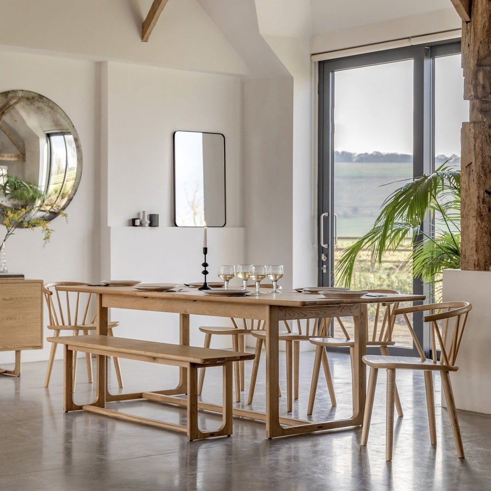 Croft Extendable Dining Table - Natural GalleryDirect 2