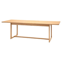 Gallery Interiors Croft Extendable Dining Table in Natural