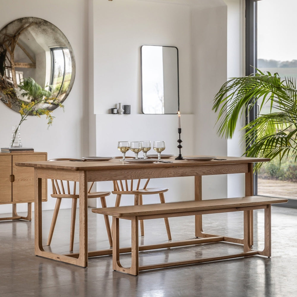 Croft Extendable Dining Table - Natural GalleryDirect 5