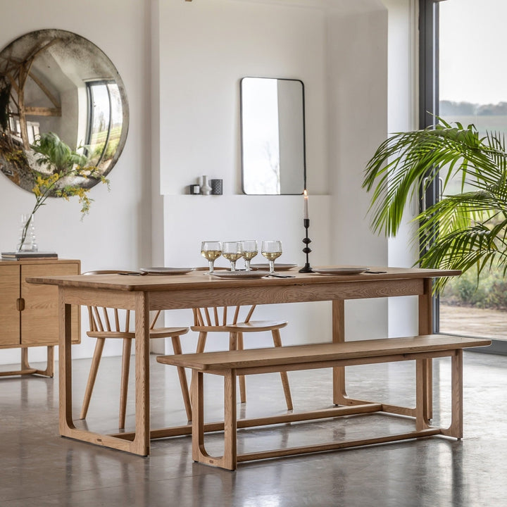 Croft Extendable Dining Table - Natural GalleryDirect 5