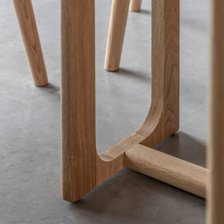 Croft Folding Dining Table - Natural GalleryDirect 6