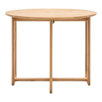 Gallery Interiors Croft Folding Dining Table in Natural