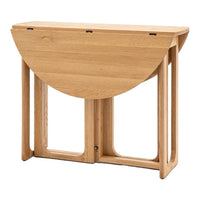 Gallery Interiors Croft Folding Dining Table in Natural