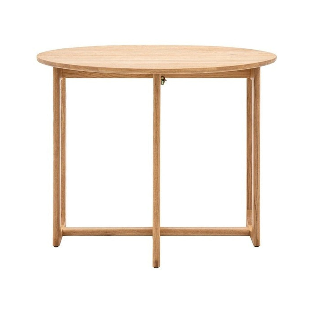Croft Folding Dining Table - Natural GalleryDirect 1