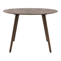 Gallery Interiors Alston Round Dining Table in Smoke