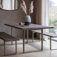 Gallery Interiors Huntington Large 8 - 10 Seater Dining Table in Grey