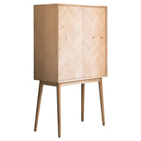 Gallery Interiors Milano Oak Cocktail Cabinet