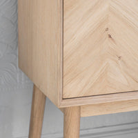 Gallery Interiors Milano Oak Cocktail Cabinet