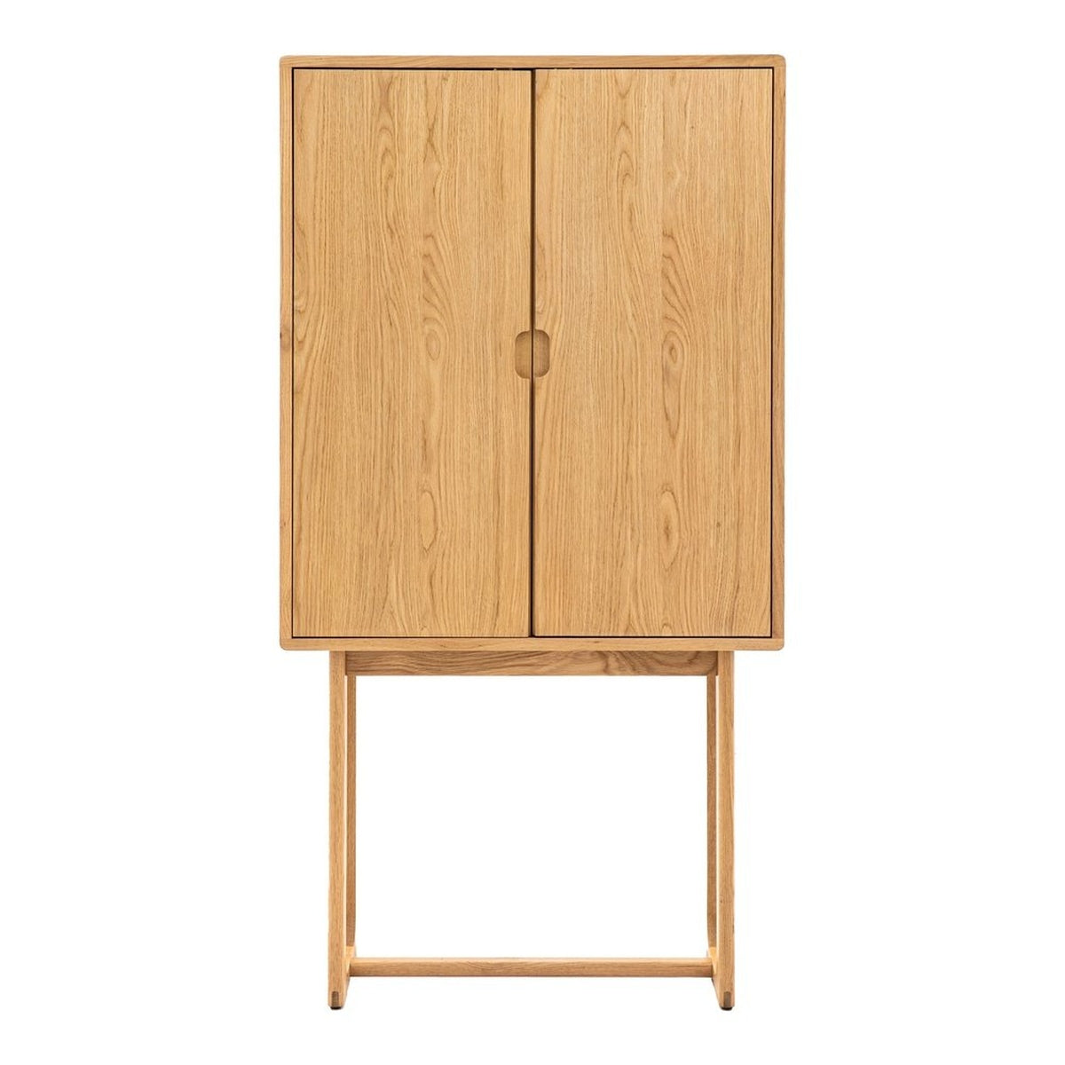 Gallery Interiors Croft Cocktail Cabinet in Natural