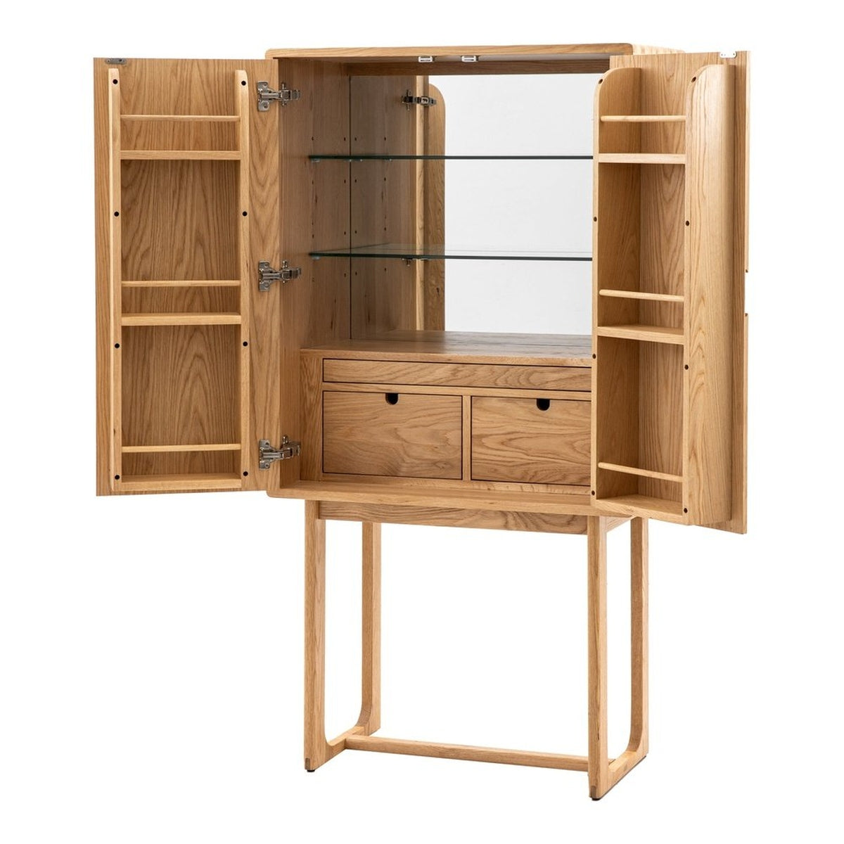 Gallery Interiors Croft Cocktail Cabinet in Natural